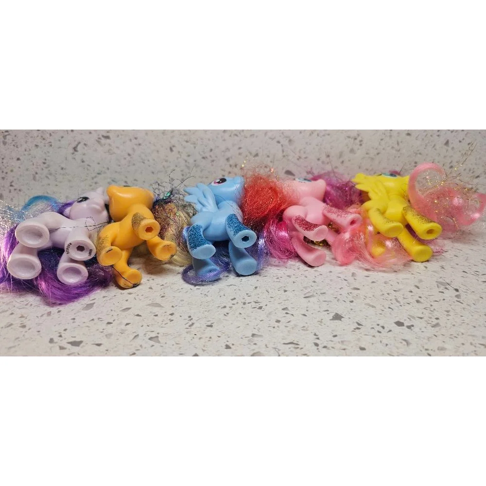 My Little Pony Glitter Leg Figures Lot – Set of 5 – Hasbro